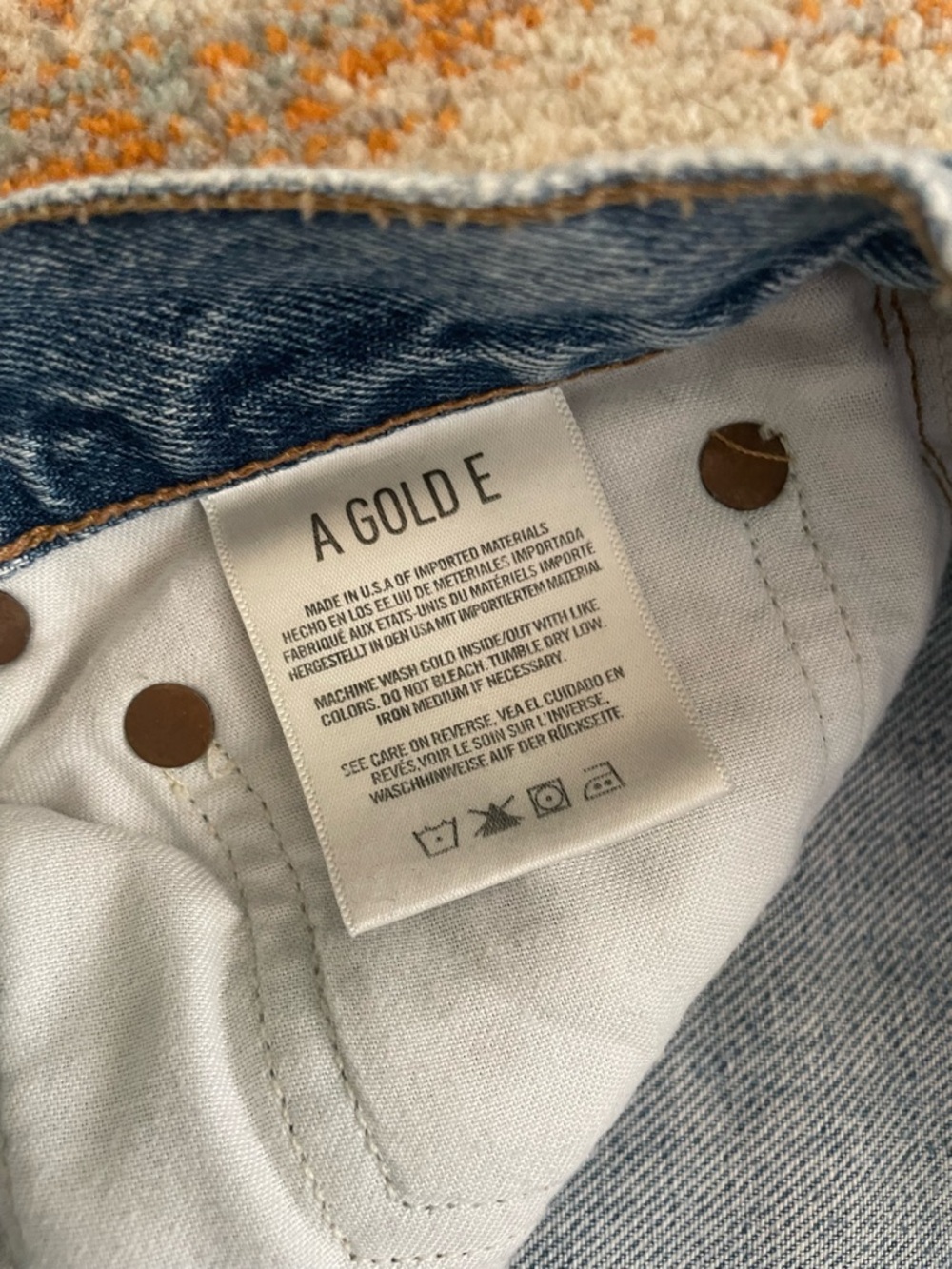 Agolde Riley High Rise Straight Jeans - Picture 4 of 6